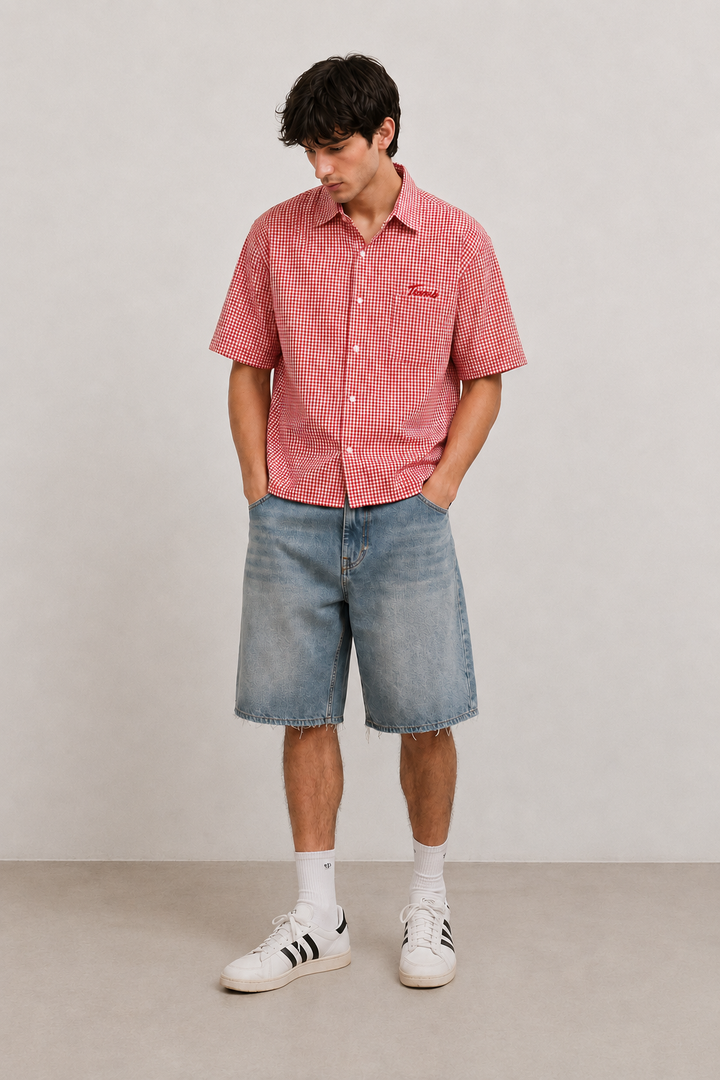 Gingham Check Shirt