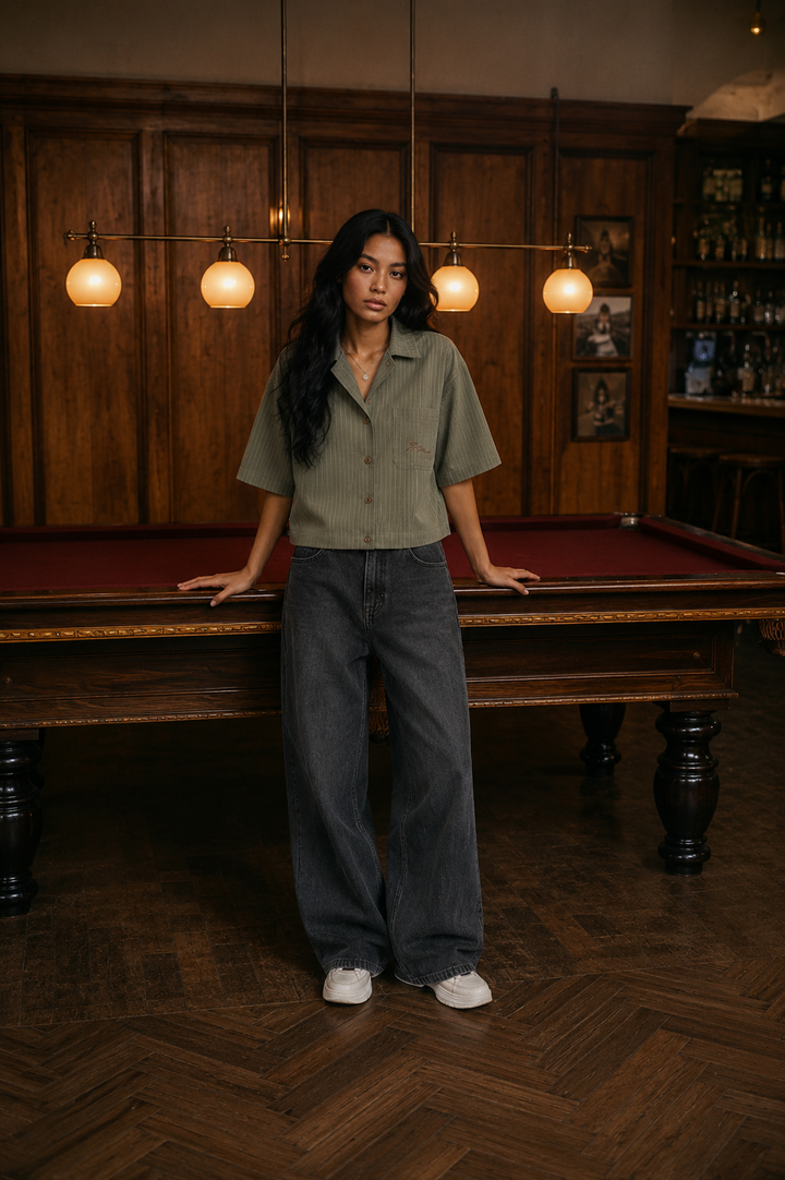 Pinstripe Manifestation Shirt