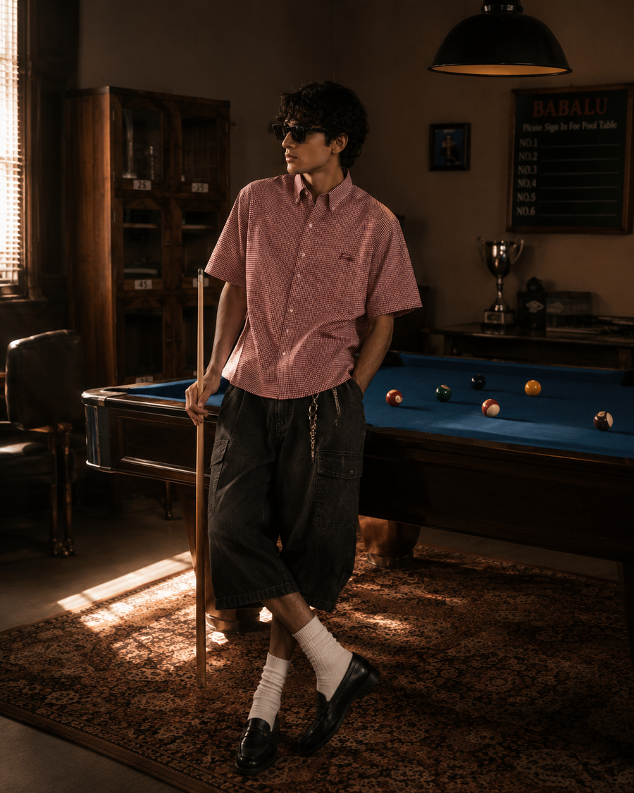 Gingham Check Shirt
